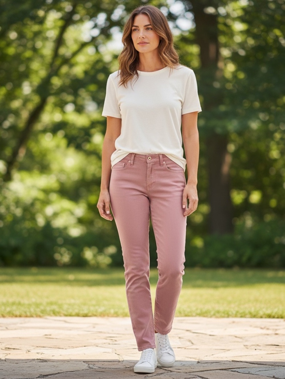 TRUE RELIGION WORLD TOUR CASEY DUSTY PINK SWAROVSKI CRYSTAL SKINNY JEANS